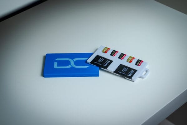 Micro SD holder, azul